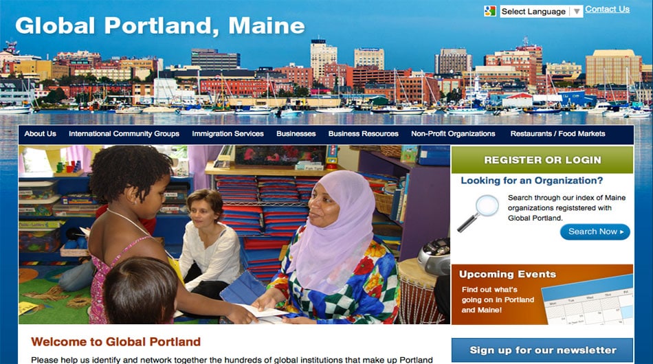Global Portland Maine Homepage